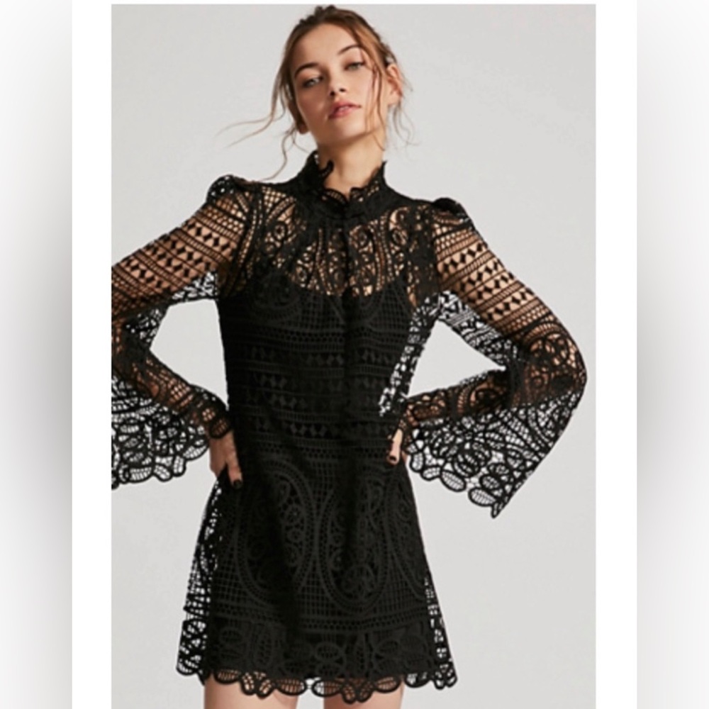 Stone Cold Fox lace mini over dress